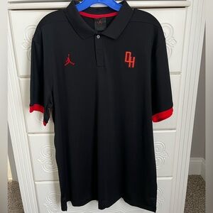 Oak Hill Academy Jordan Brand Nike Black Large Polo